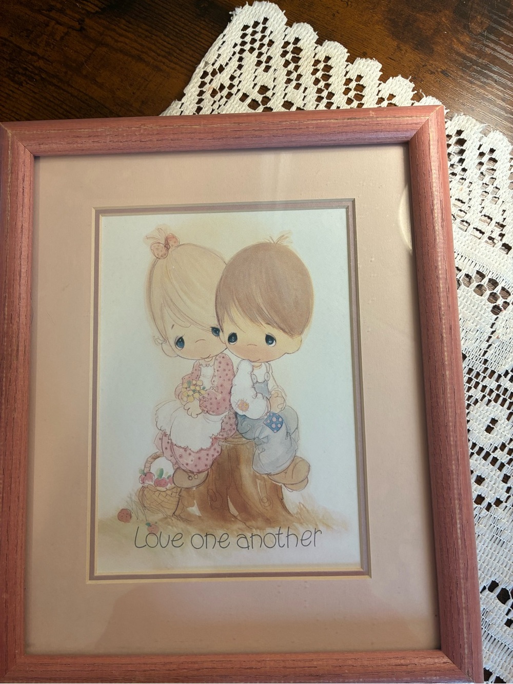 Precious Moments framed wall art 🤍🩰🧸